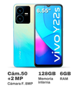 CELULAR Y22 DE 6 GB + 128 RAM CIAN VERANO